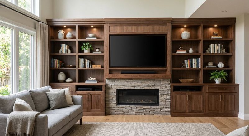 Built In Tv Cabinetry in Frederick, MD