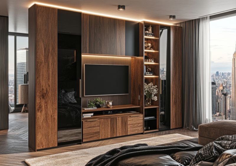 Built In Tv Cabinetry in Durham, NC
