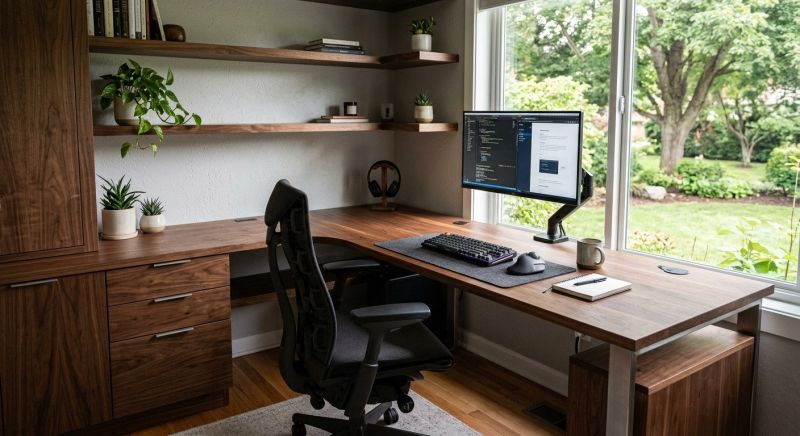 Custom Desk Installation in Greensboro, NC